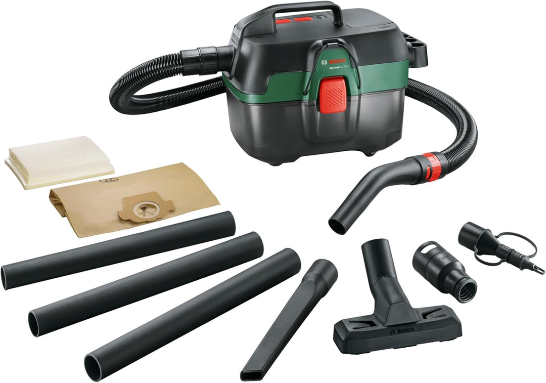 Bosch Akku Nass- und Trockensauger AdvancedVac 18V-8 (ohne Akku, 18 Volt System, mit Zubehörset, im