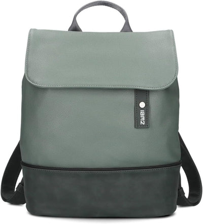 Zwei JANA Rucksack JR13 eucalyptus, Eucalyptus