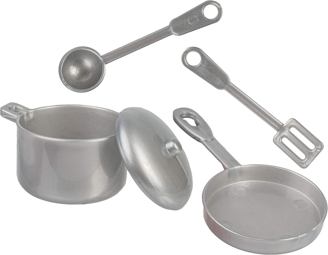 Puppenhaus Möbel - Sound & Licht - 31 cm gross - Backofen + Herd - mit Zubehör - Miniatur Puppenstub