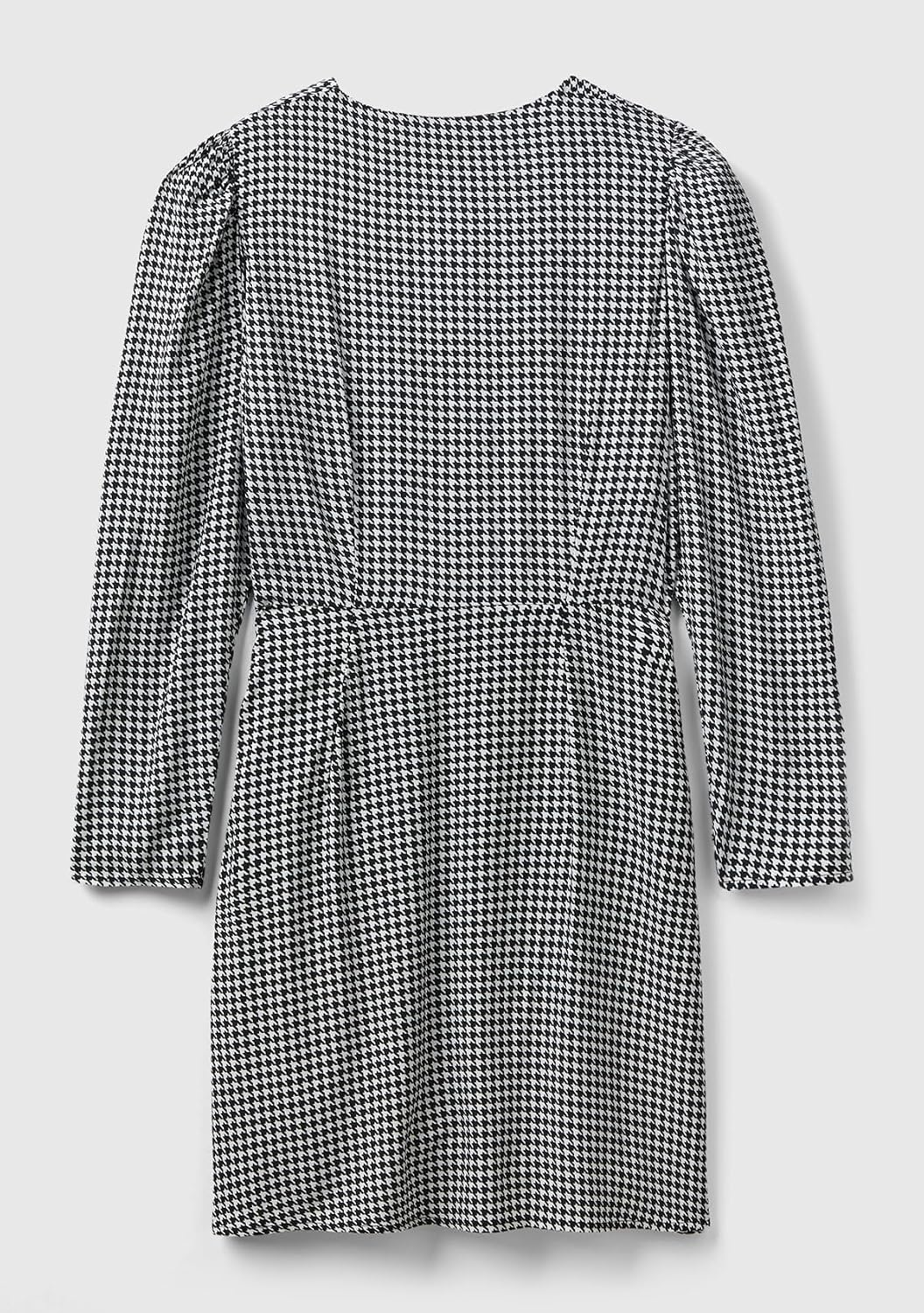 United Colors of Benetton Damen Kleid S Pied De Poule Weiss und Schwarz 63u, S Pied De Poule Weiss u