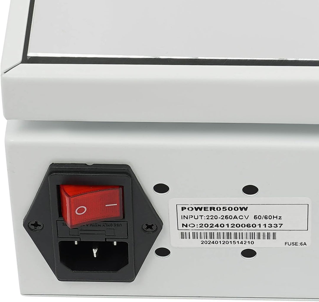 VonVVer Lötstation Heizplatte 150x150mm Mini Heizplatte Löten 500W Klein Heizplatten 400 ℃ Elektrisc