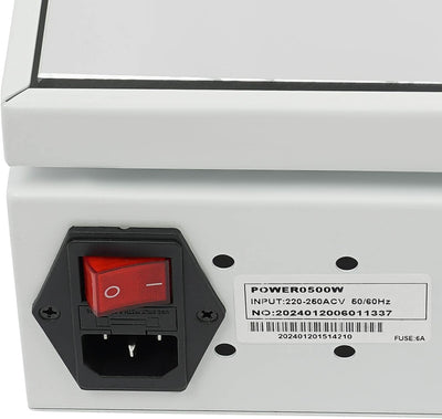 VonVVer Lötstation Heizplatte 150x150mm Mini Heizplatte Löten 500W Klein Heizplatten 400 ℃ Elektrisc