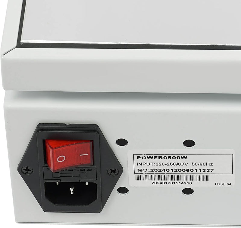 VonVVer Lötstation Heizplatte 150x150mm Mini Heizplatte Löten 500W Klein Heizplatten 400 ℃ Elektrisc