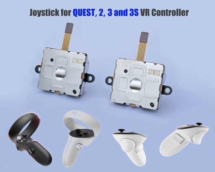 ElecGear Joystick Ersatz für Oculus Quest, 2X Linkes und Rechtes Analoges Thumbstick Control Sensorm