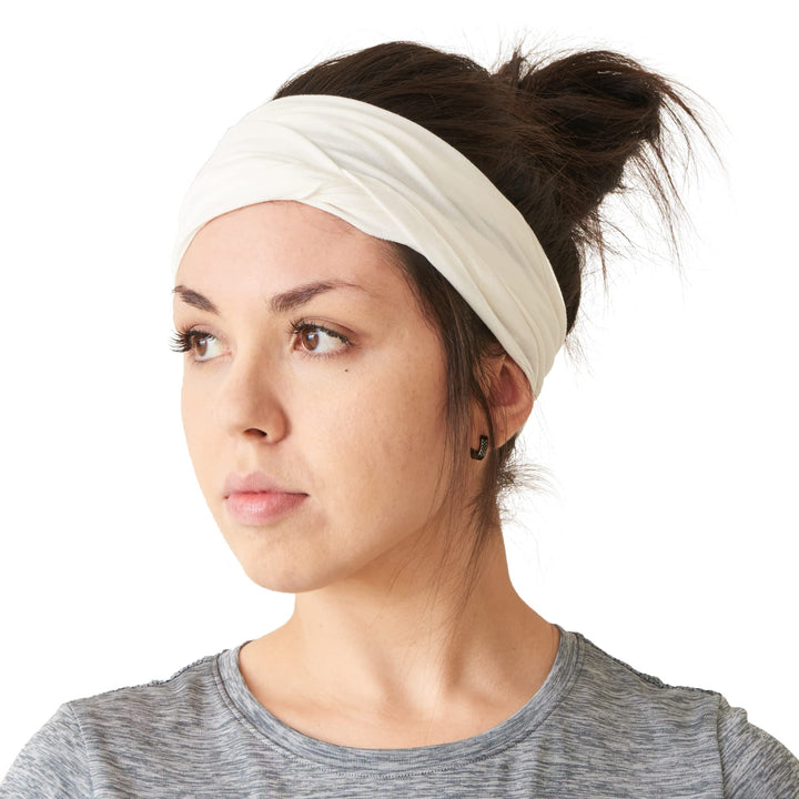 Dünnes Lauf Stirnband Sport Haarband Herren, Bandana Damen Sommer Japanische Mode Lang, Loop Tuch Zu