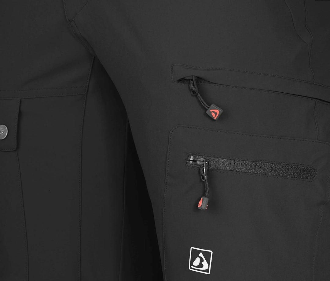 Bergson FROSLEV COMFORT Bermuda | Herren Wandershorts, recycelt, elastisch, 8 Taschen - recycelt - P