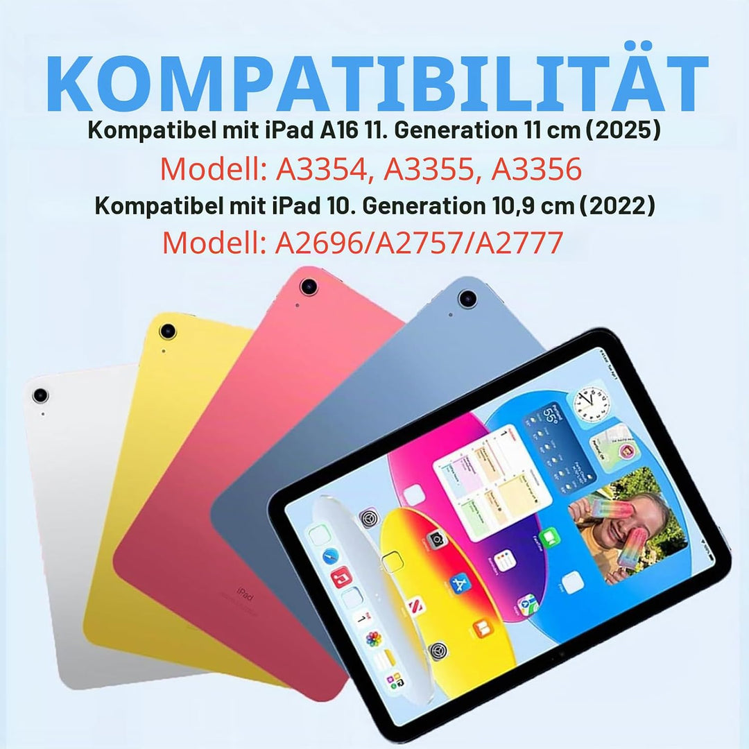 KBCASE Bluetooth-Tastatur-Schutzhülle für iPad, blue