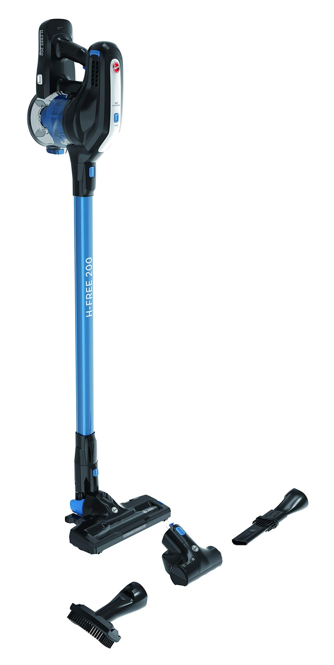 HOOVER Akku-Hand- und Stielstaubsauger H-FREE 200 Pets, HF222UPT, 22 Volt, ultra bewegliche Bodendüs