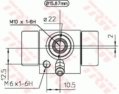 TRW GSK1511 Bremsbackensatz