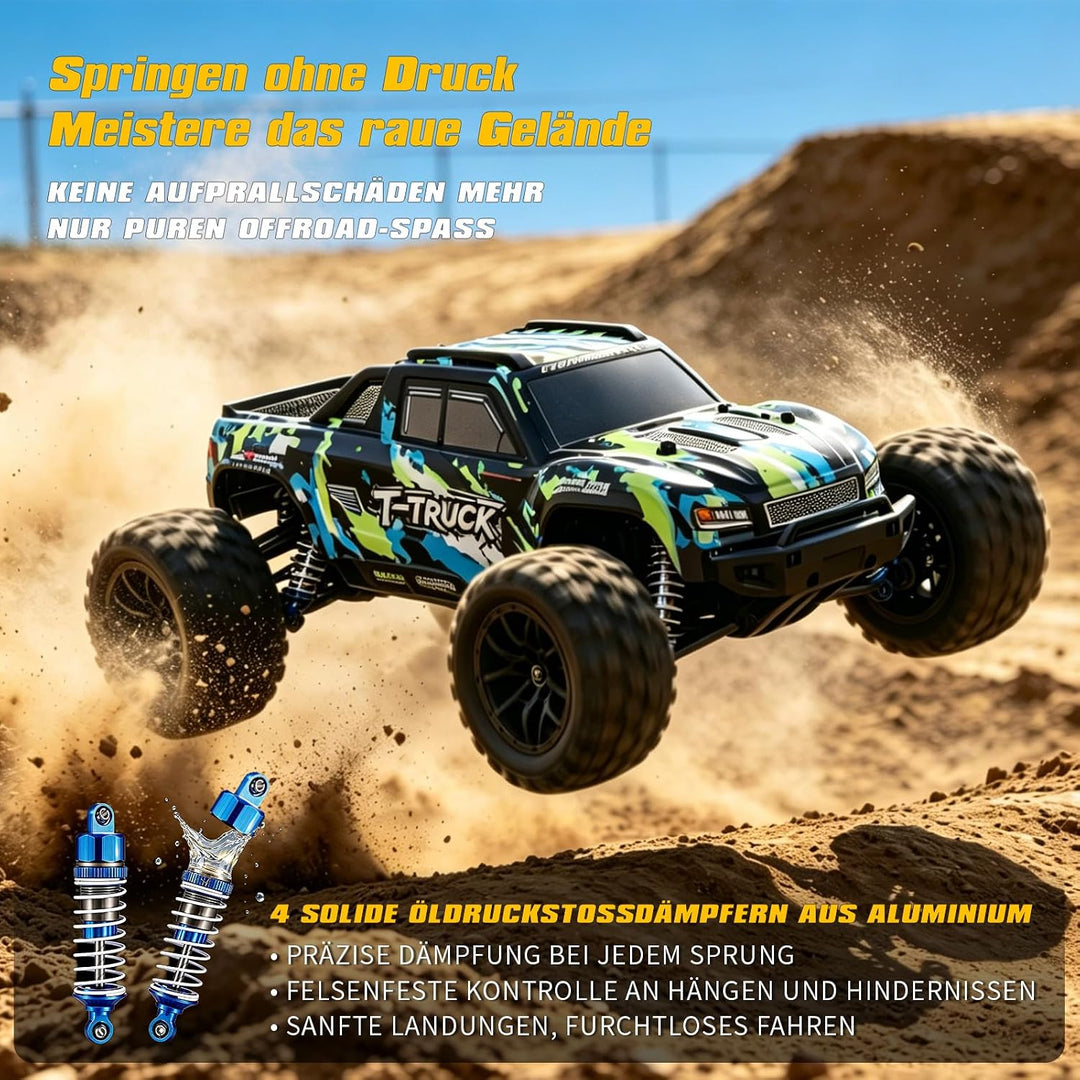 HAIBOXING 1:18 Ferngesteuertes Auto Bürstenlose, 4WD RC Auto 48+km/h Hochgeschwindigkeits RC Monster
