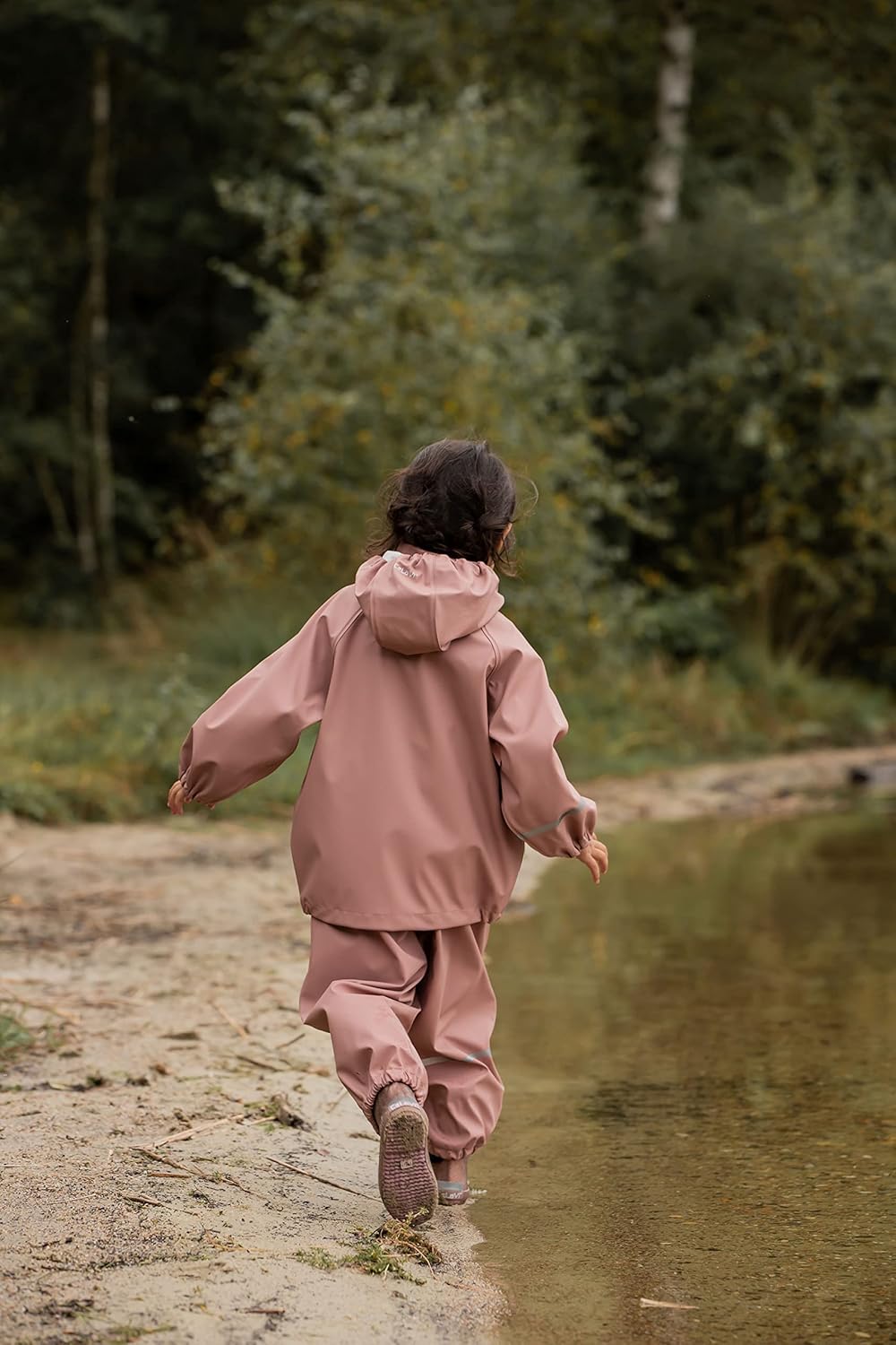 Celavi Unisex Basic Rainwear Set-Solid Pu Regenjacke, Brown
