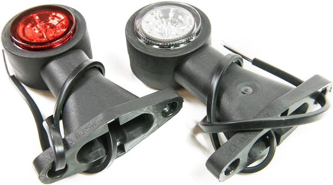 2 x LED Gummi Begrenzungsleuchte Seitenleuchte 12V 24V mit E-Prüfzeichen Positionsleuchte Auto LKW P