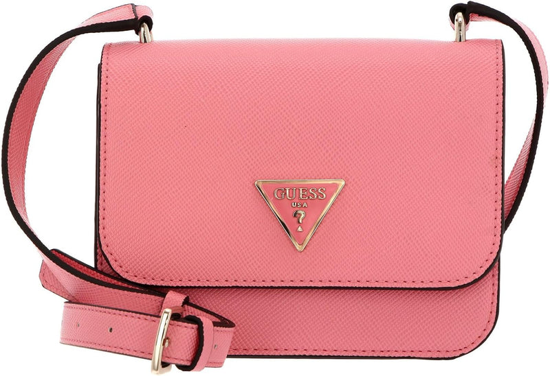 GUESS Noelle Mini Crossbody Flap Pink