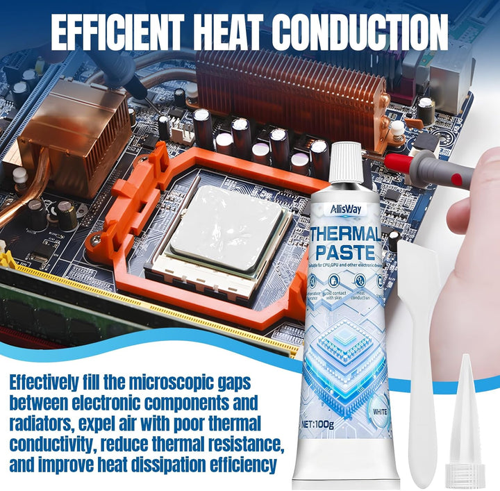 Kühlpaste, KüHlpaste CPU, Wärmeleitkleber, Effiziente WäRmeleitfäHigkeit und KüHlung, Geeignet zur K