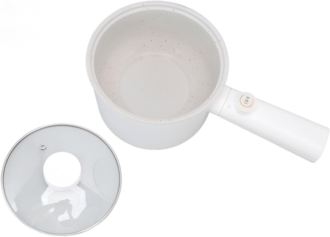 Elektrischer Hot Pot, Mini-Ramen-Kocher 1,8 L Nudeltopf Antihaft-Sauté-Pfanne Multifunktions-Elektro