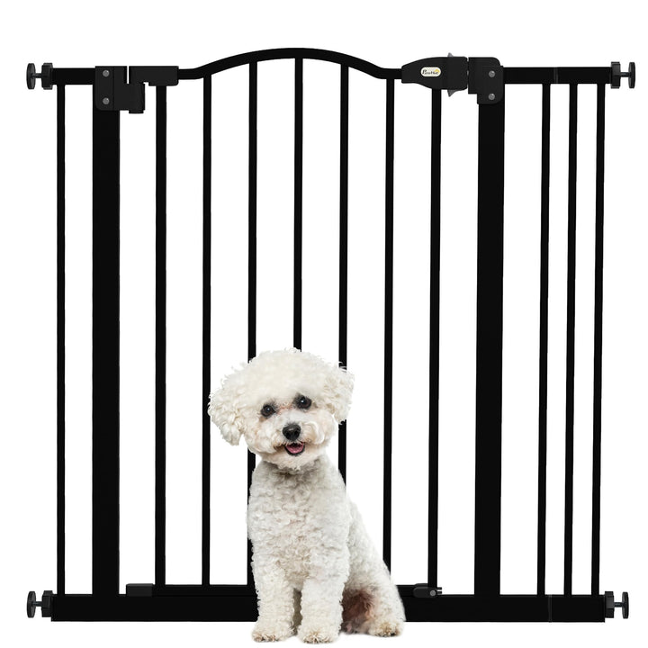 PawHut 78 cm Indoor-Hundegitter, Sicherheits-Hundegitter, 74-87 cm dehnbares Hundegitter mit doppelt