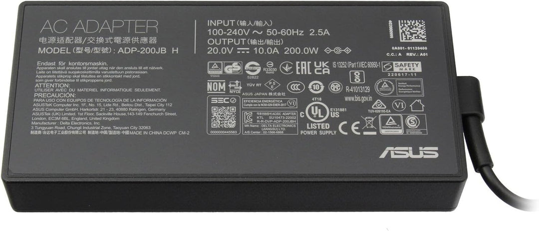 Asus TUF Dash F15 FX516PR Original Netzteil 200 Watt