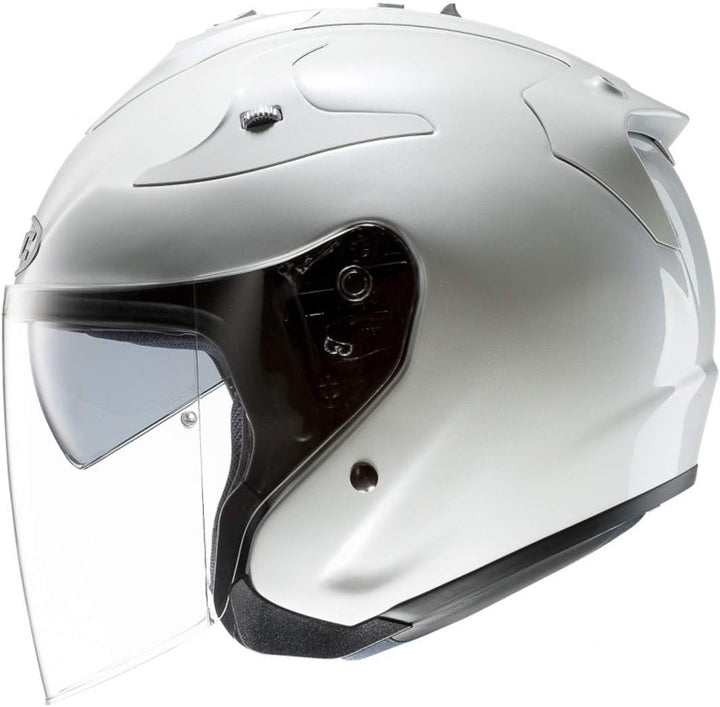 Motorradhelm HJC, XXL perlwei&#xDF;