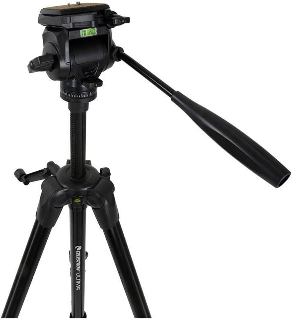 Celestron 93612 Ultima Panorama-Neigekopf-Stativ für EIN Spektiv, Fernglas oder Ihre Kamera. Tripod,