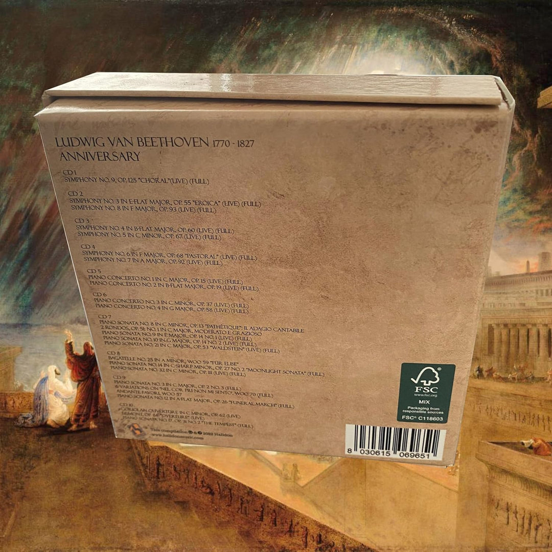 Beethoven Anniversary - 10 CD - Sinfonien, Klaviersonate, Klavierkonzerte, Audio-CD