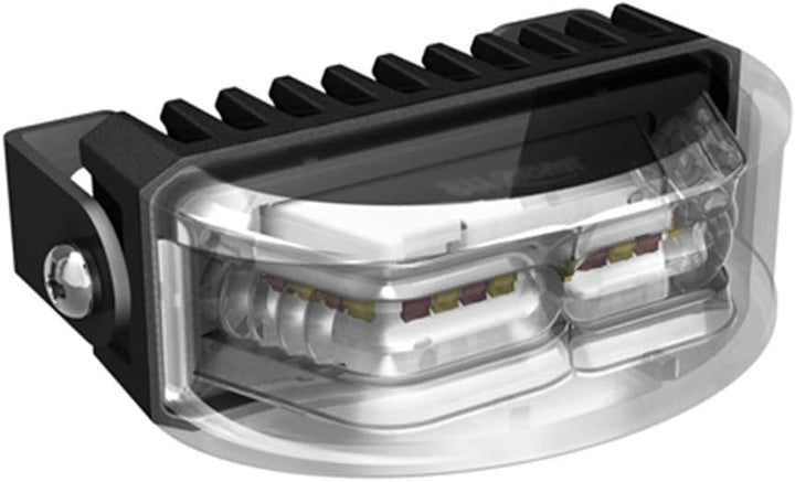 LED-MARTIN X180 Blitzmodul - 180° Abstrahlung - blau/gelb zweifarbig - versch. Haltersätze