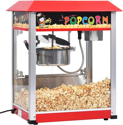 vidaXL Popcornmaschine mit Teflon-Kochtopf Popcornmaker Popcornautomat Cinema Kino Popcorn Maschine