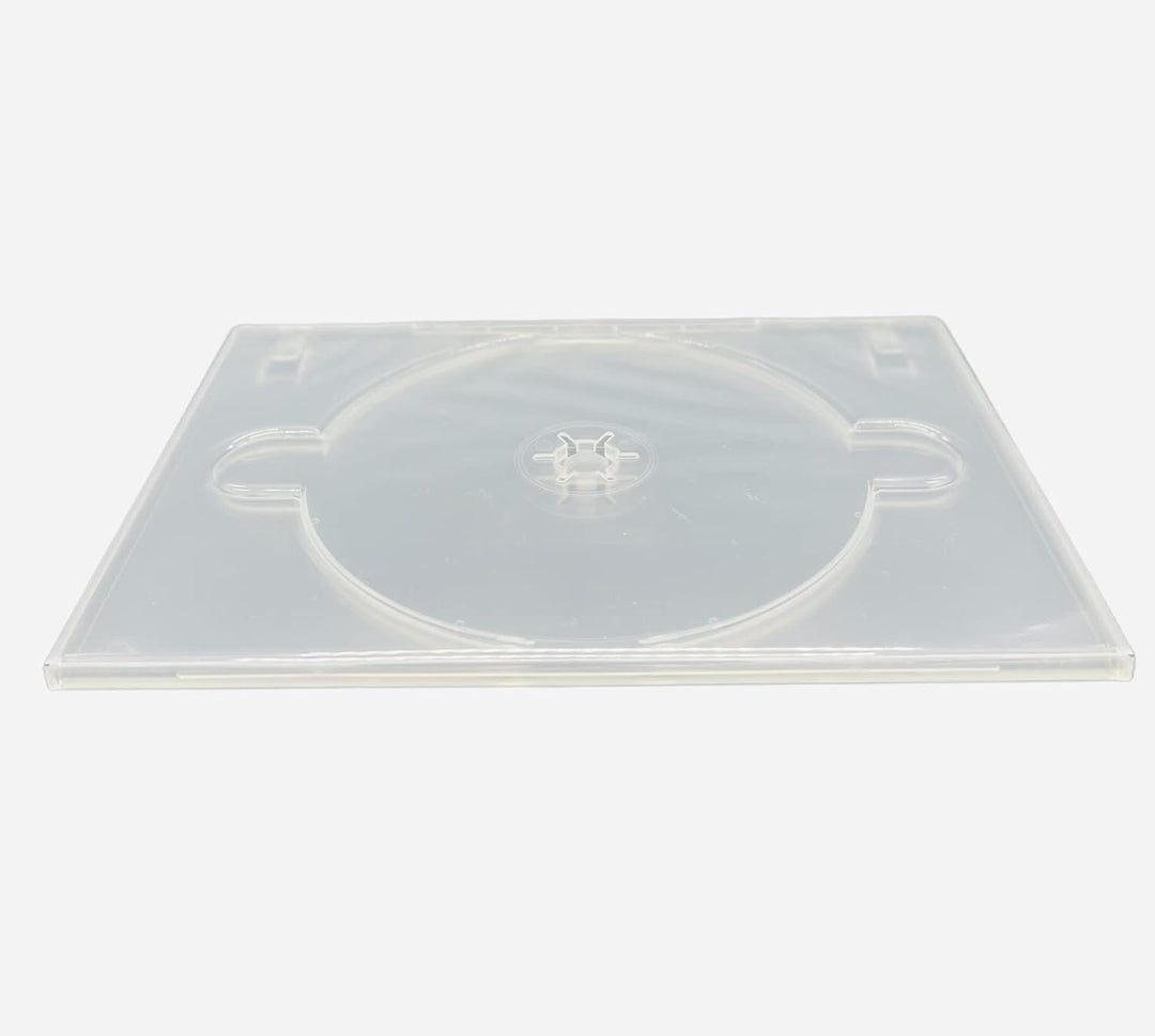DVD-/CD/Blu-Ray-Hüllen mit 7 mm Rücken, transparent, 50 Stück