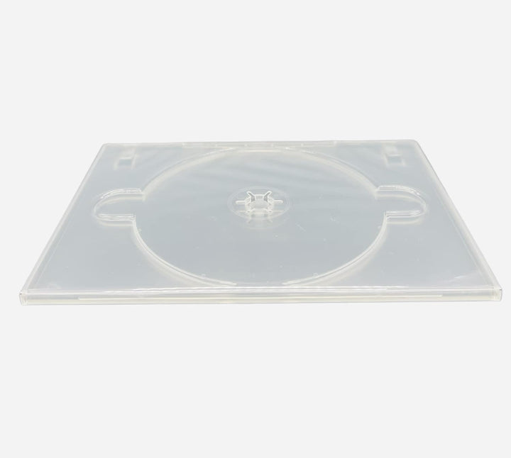 DVD-/CD/Blu-Ray-Hüllen mit 7 mm Rücken, transparent, 50 Stück