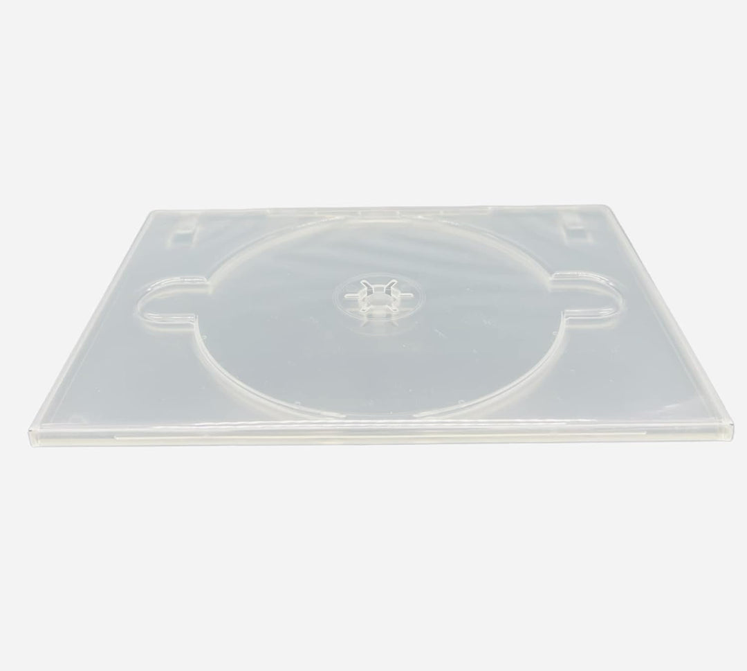 10x CD DVD Blu-ray Doppel Slim Hüllen Transparent 7 mm – Dragon Trading – 2 Discs pro Hülle mit Auss