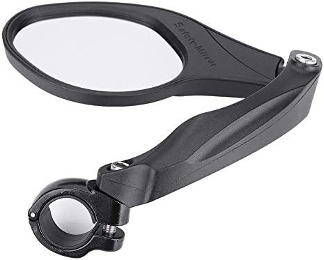 Fahrrad Rückspiegel, Fahrradlenker Bewertung Rückansicht mit Reflexstreifen, 360 Rotationsspiegel fü