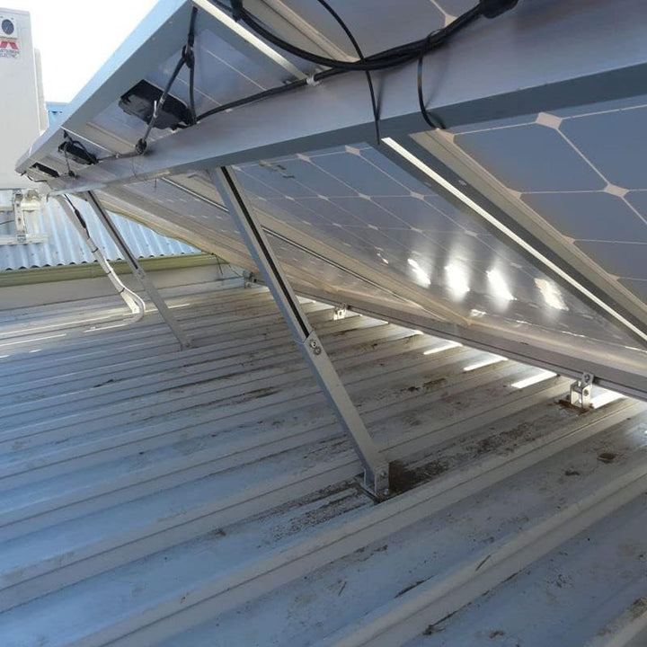 TEOV Solarmodul Halterung 0-60° Individuell Verstellbar Pv Modul Halterung, Solarmodul Halterung füR