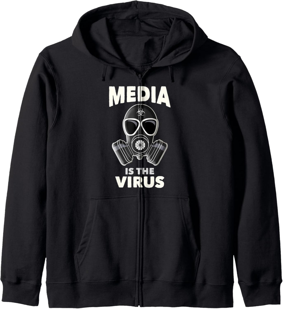 Media Is The Virus Kapuzenjacke