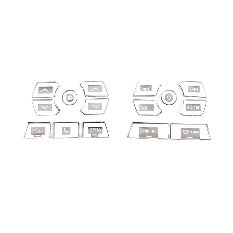 DIYUCAR Auto-Multimedia-Tasten-Abdeckung für Auto-Multimedia-Tasten, für Jaguar XF 2012–2015, Auto-S