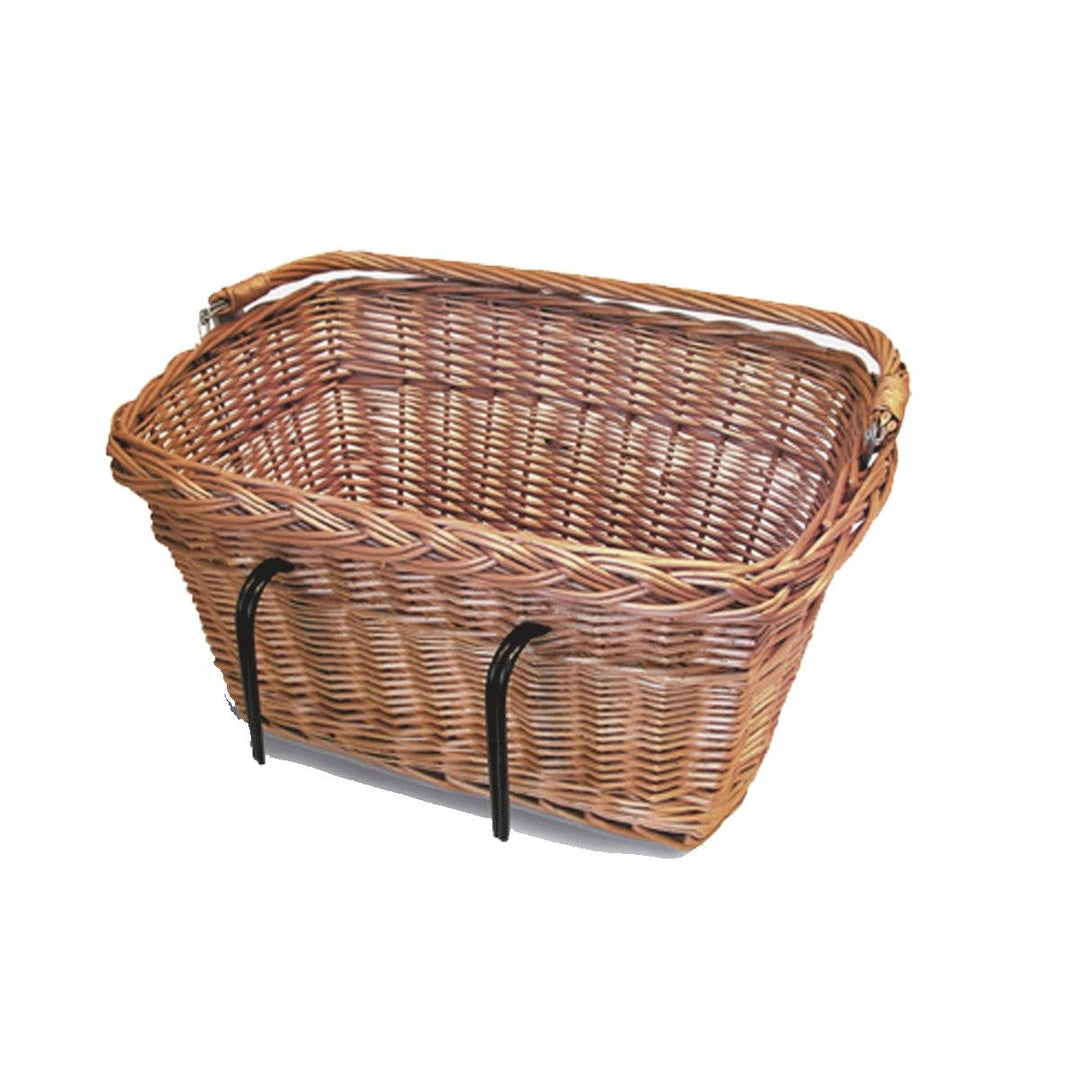 Basil Davos - Fahrrad Weidenkorb Braun 48 x 34 x 26 cm, Braun 48 x 34 x 26 cm