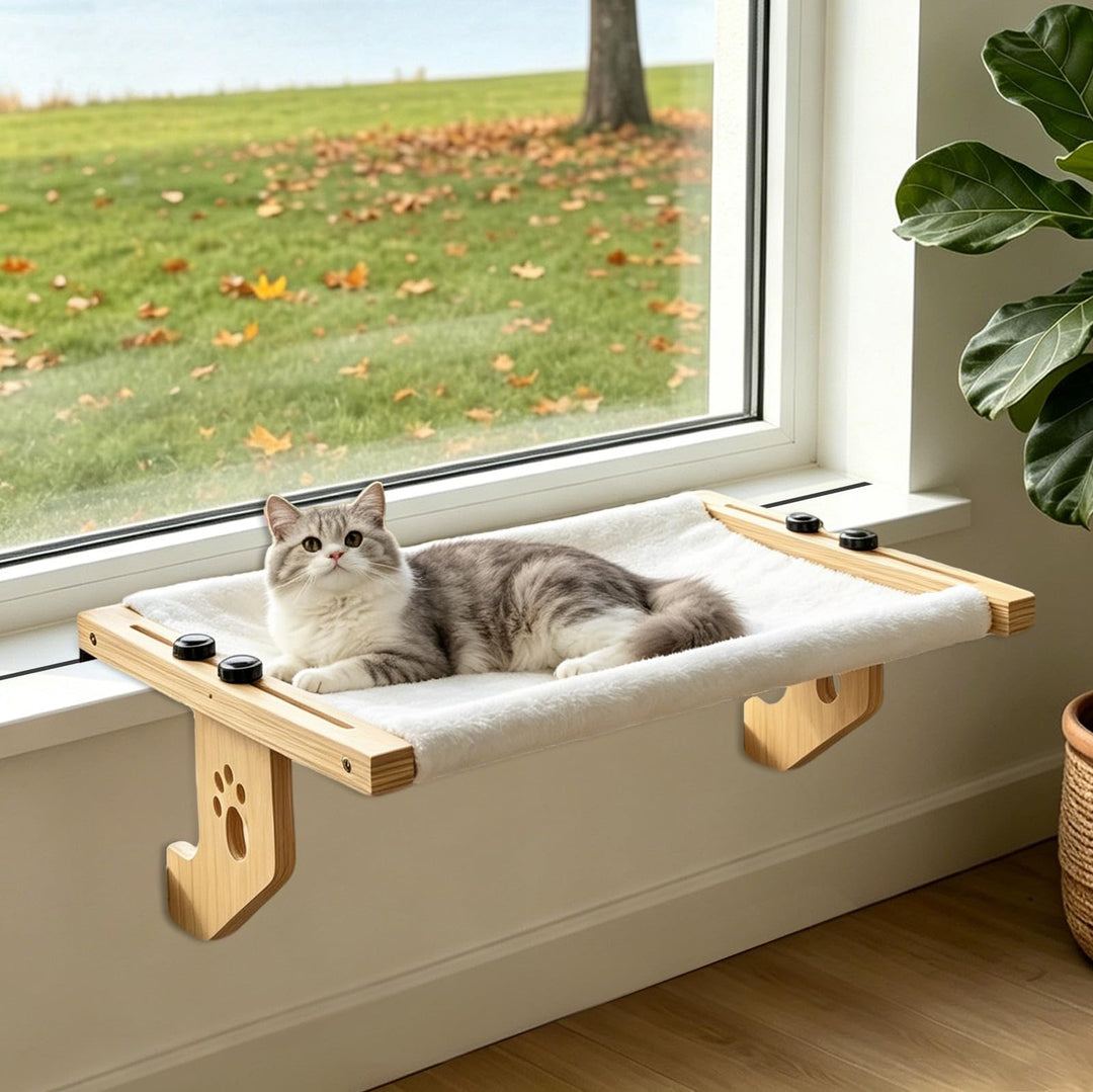 Heizungsliege Hängende Katzenhängematte, Katzen Fensterliege &amp; Katzenbett hängend, abnehmbarer Wende