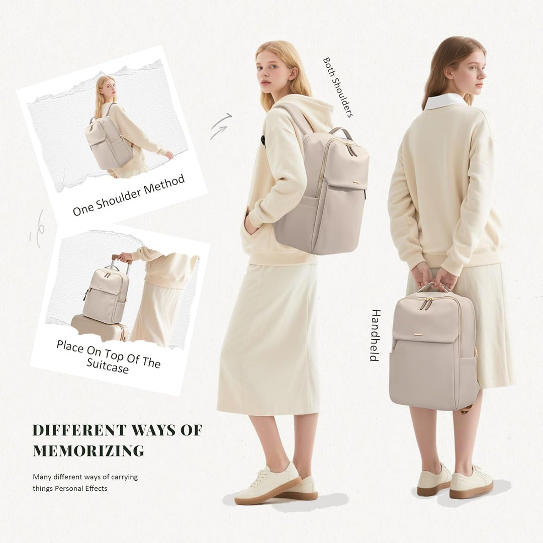 GOLF SUPAGS Laptop Rucksack Damen für 15,6 Zoll Arbeitsrucksack Anti Diebstahl Casual Daypack für Ar