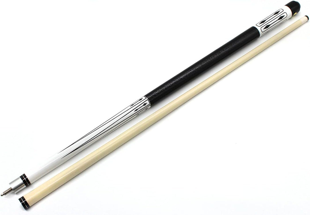 Billardqueue Pool Queue First, 2-teilig, 147 cm, 520 gr Weiss, Weiss