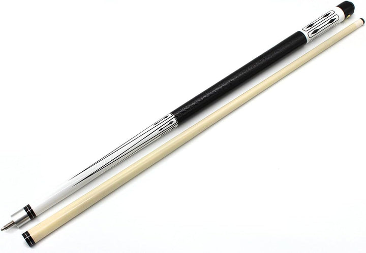 Billardqueue Pool Queue First, 2-teilig, 147 cm, 520 gr Weiss, Weiss