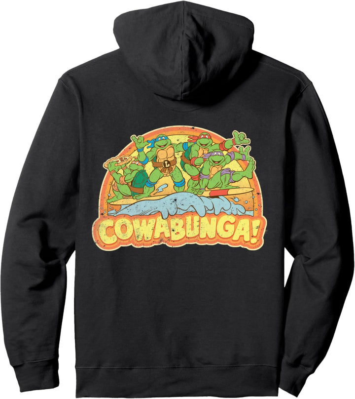 Teenage Mutant Ninja Turtles Gang Retro-Cowabunga Pullover Hoodie