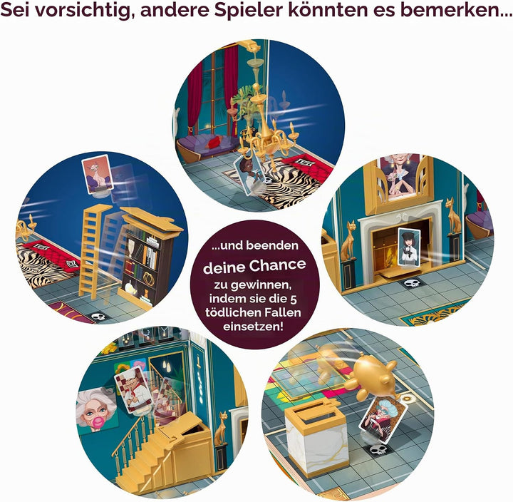 IDEAL | 13 Dead End: Das Mordgeheimnis-Herrenhaus Spiel mit 12 Verdächtigen, 5 Fallen und nur 1 Über