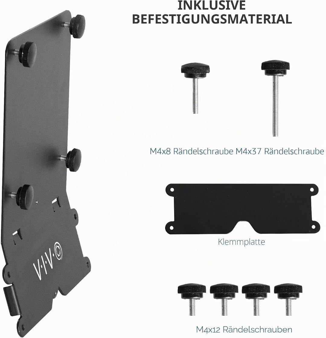 VIVO VESA-Adapterplatten-Halterungs-Kit für M1 iMac-Serie, VESA bis 100 x 100, Schwarz, Mount-MACM1