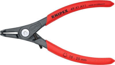 Knipex Präzisions-Sicherungsringzange für Aussenringe auf Wellen grau atramentiert, mit rutschhemmen