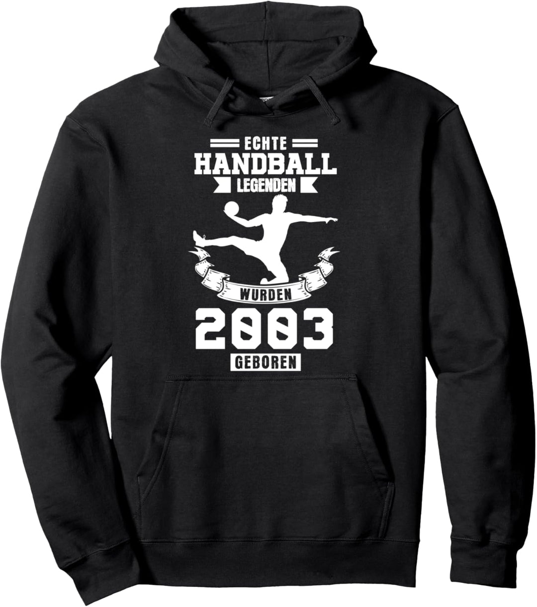 18. Geburtstag Handball 18 Jahre Pullover Hoodie
