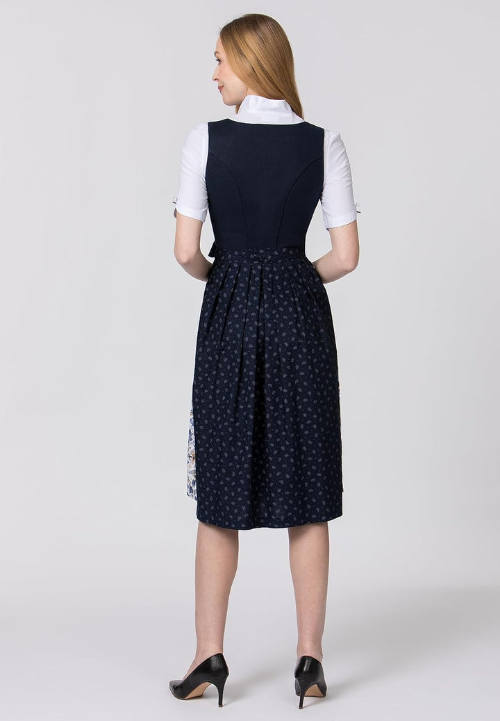 Stockerpoint Damen Dirndl Salome Kleid für besondere Anlässe 36 Nachtblau, 36 Nachtblau
