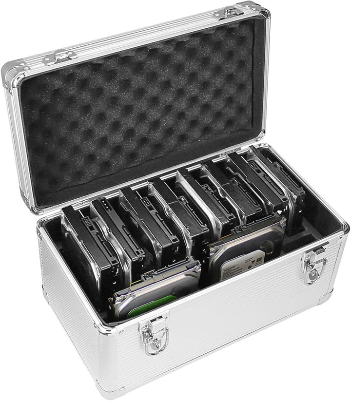 GLOTRENDS Festplattenbox für interne Festplattenspeicherung und Schutz B10, B10