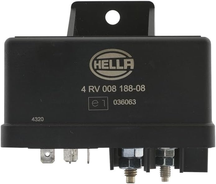 HELLA 4RV 008 188-081 Steuergerät, Glühzeit - 12V - 6-polig - Vorglühzeit: 14sec. - ohne externe Tem
