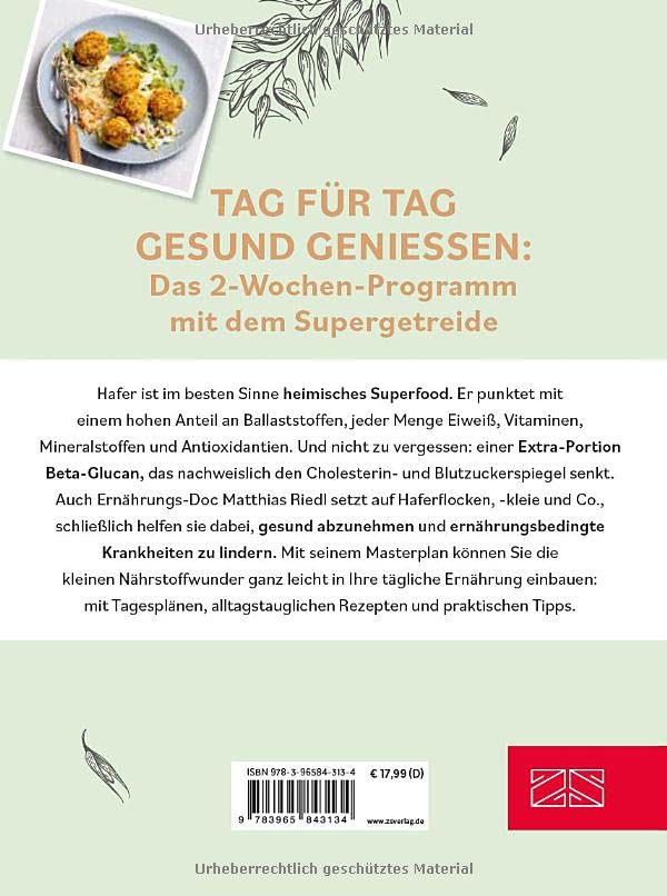 Der Hafer-Masterplan: Das 2-Wochen-Programm für mehr Gesundheit und Energie, Taschenbuch