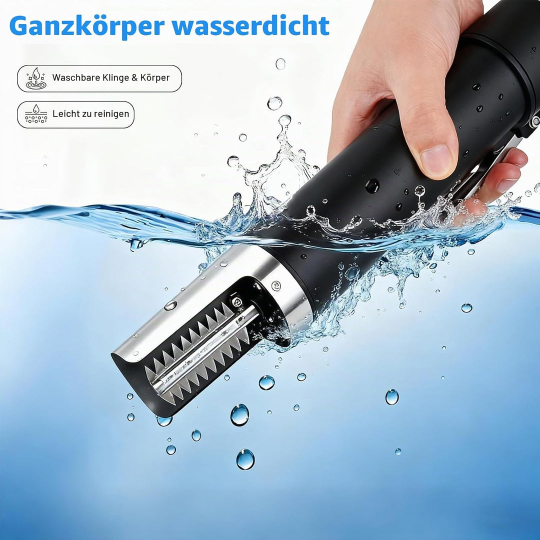 Elektrischer Fisch-Entschupper, Kabelloses wiederaufladbares, 2 Head und Handschuhen – Professionell