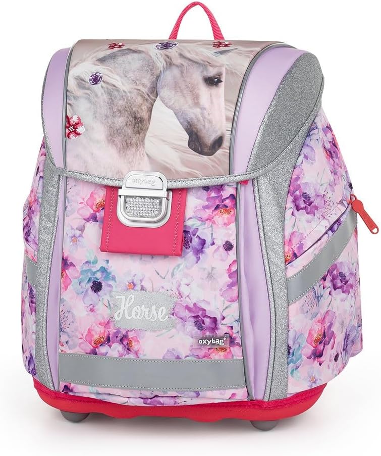 PREMIUM LIGHT Schulset 4 set für 1.-3. Klasse | Ergonomischer Schulrucksack, Sportbeutel, A4 Box & F