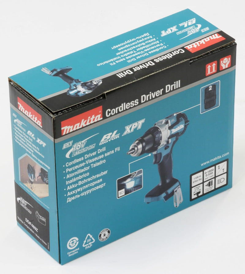 Makita DDF489Z Akku-Bohrschrauber 18V (ohne Akku, ohne Ladegerät)